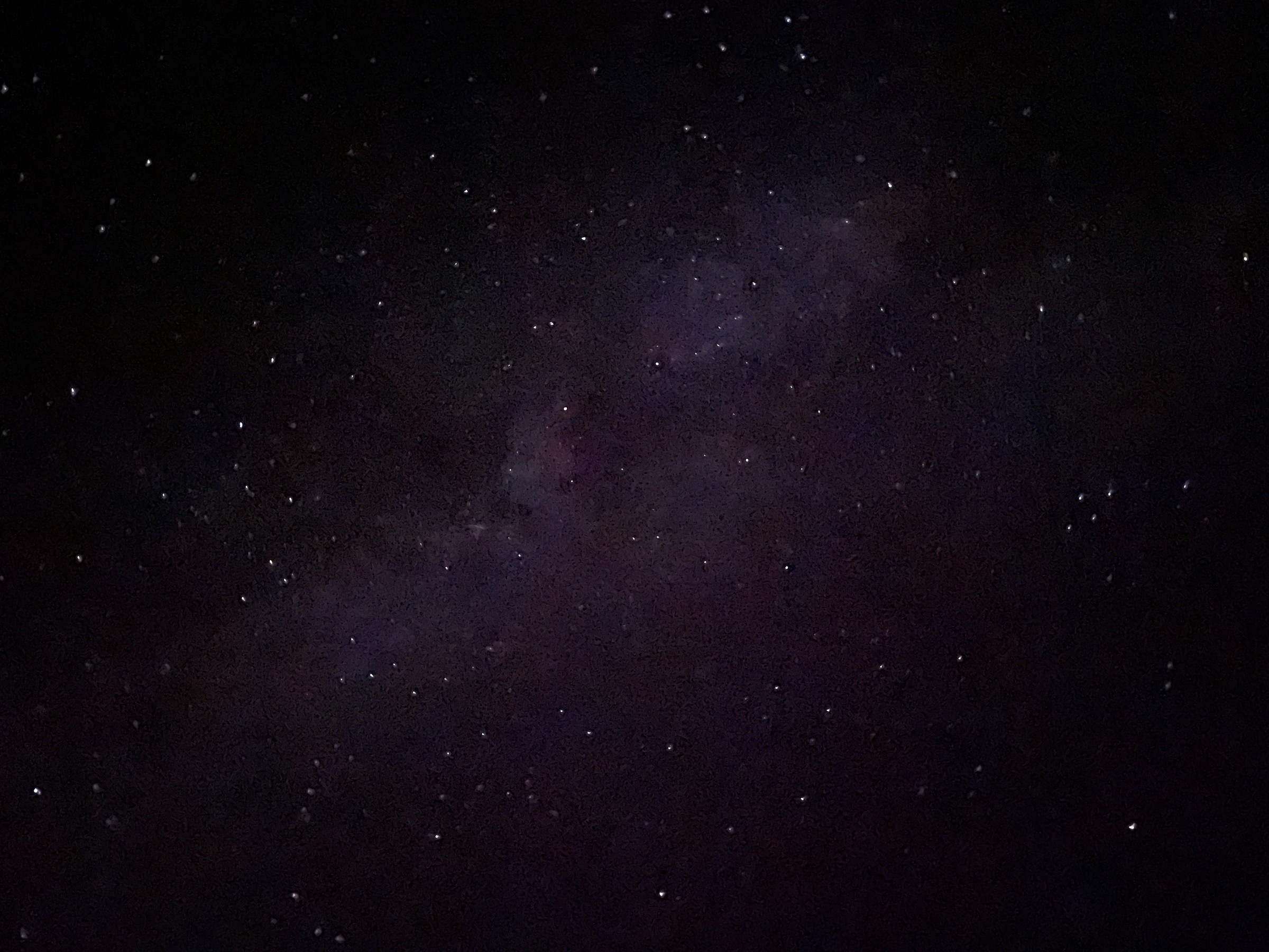 Stars and Milky Way from My Phone - Stargazing at the Bryce Canyon