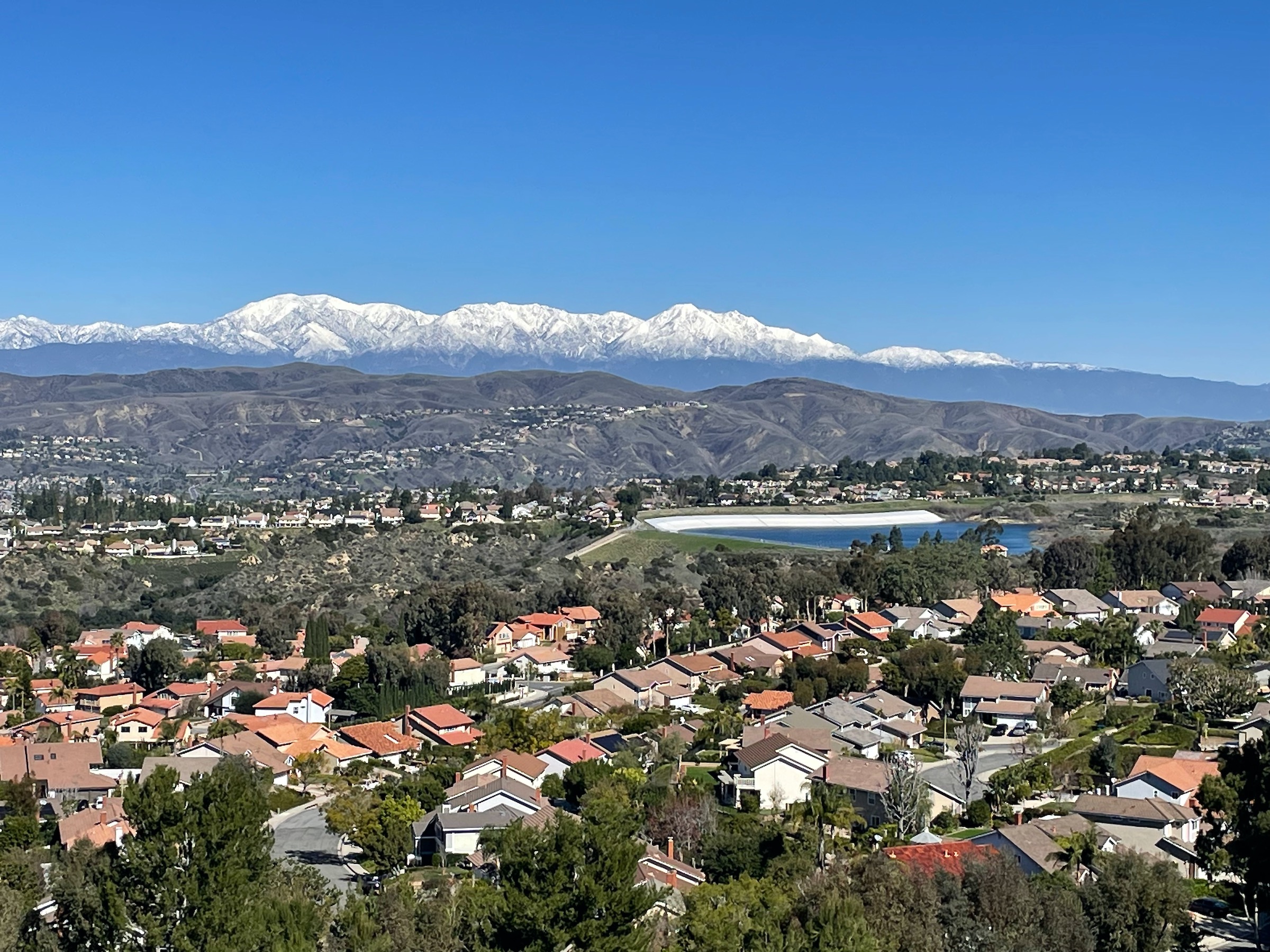 Mountains Are Calling - Mt Baldi View from Santiago Oaks Hills - Feb 11, 2024 -1